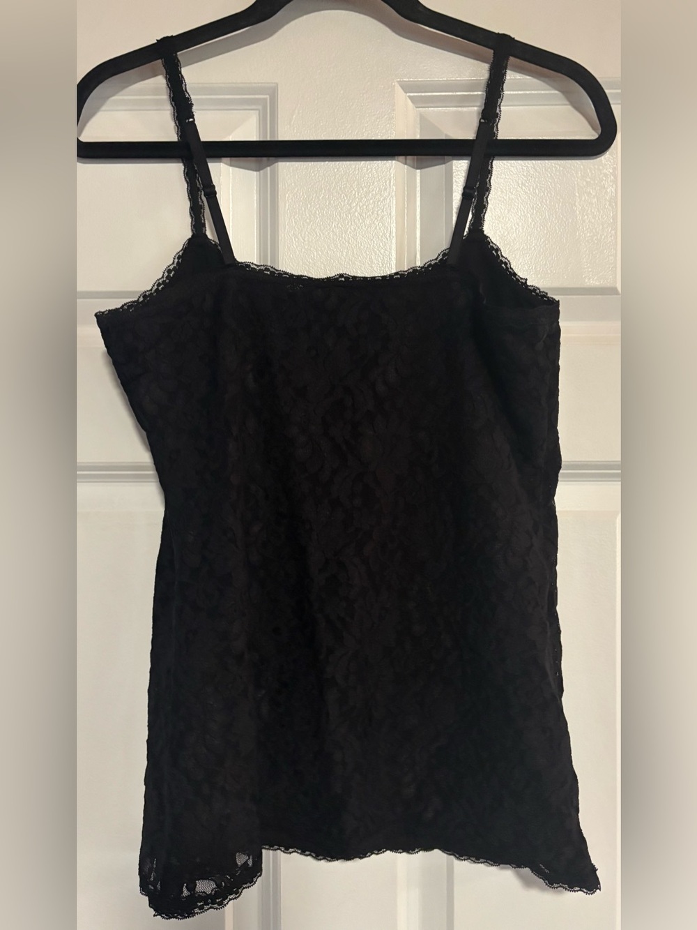 White House Black Market Black Cami, size Medium